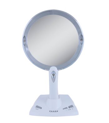 Zadro LED Lighted Vanity/Wall Mount Power Zoom Mirror with 1x-5x Magnification Younkers